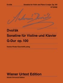 Dvork: Sonatina G Major for Violin Opus 100 published by Wiener Urtext